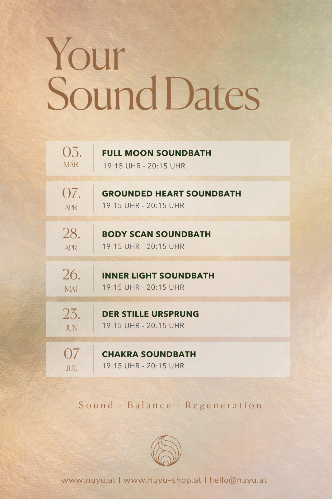 Sound Bath Love - July 2, 2025, 7:00 PM - 8:00 PM