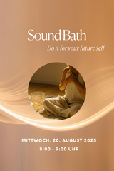 Sound Bath Liebe - 20. August 2025, 8:00 - 9:00 Uhr