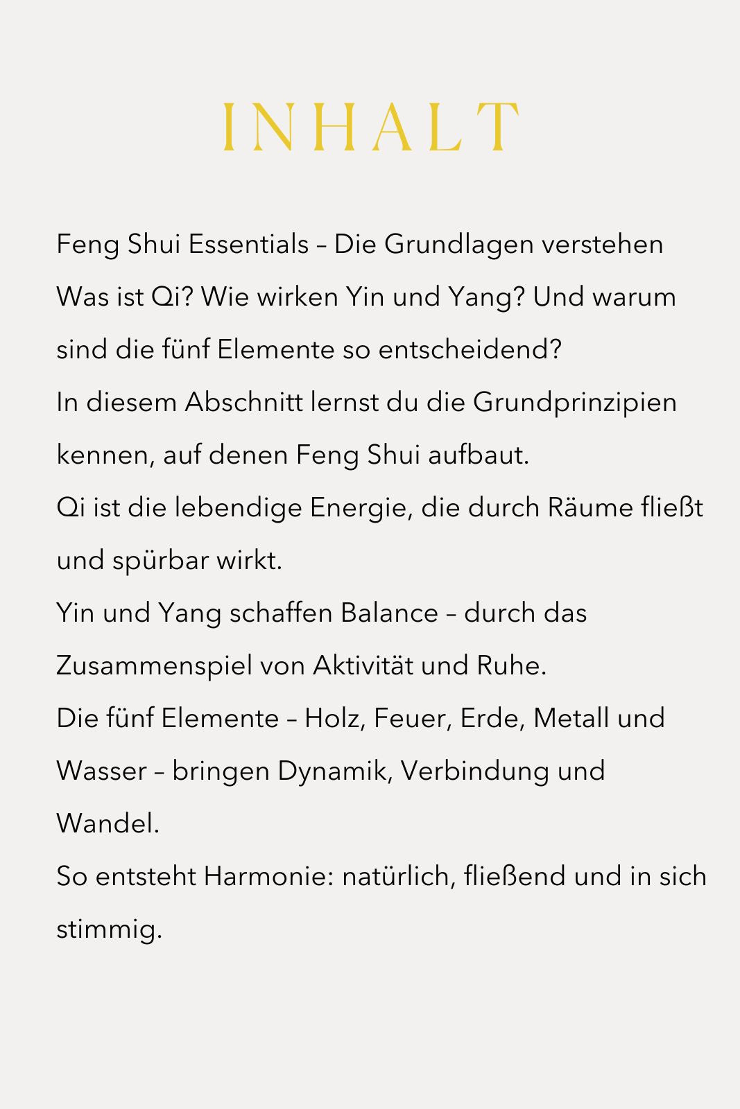 Feng Shui Basic