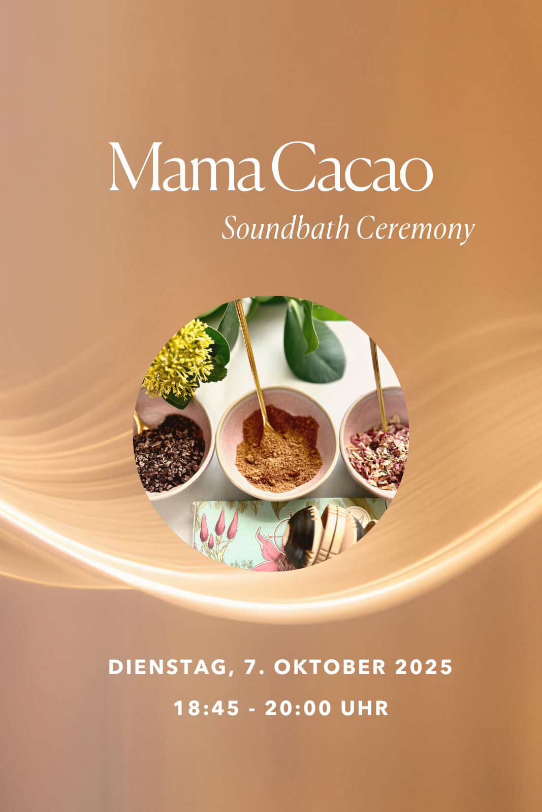 Sound Bath Full Moon & Cacao Ceremony - July 10, 2025, 6:45 PM - 8:00 PM