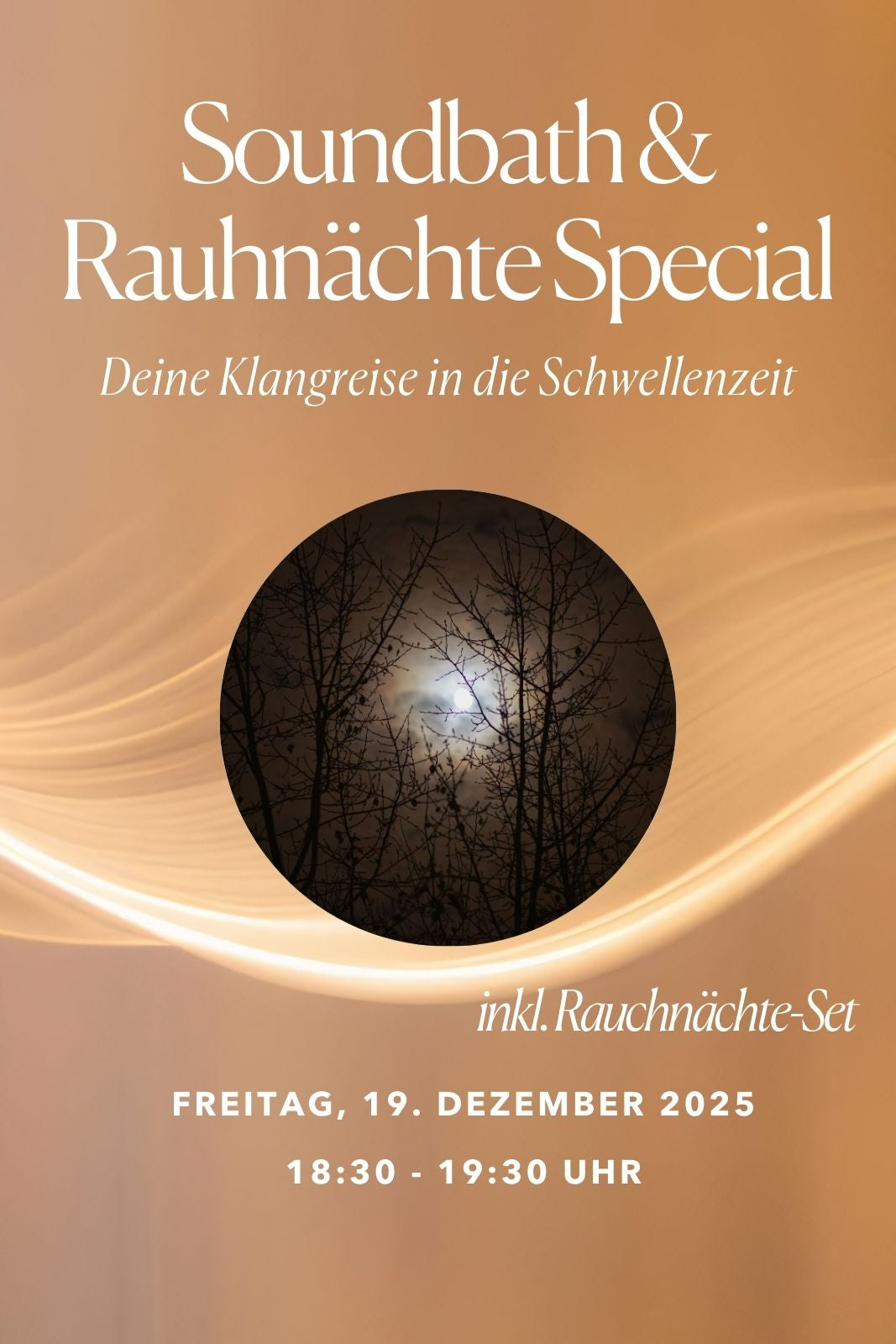 Soundbath & Rauhnächte-Special - 19. Dezember 2025, 18:30 - 19:30 Uhr