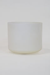 9 Zoll Frankincense Crystal Tones Klangschale, bernsteinfarben,  handgefertigt aus Quarz