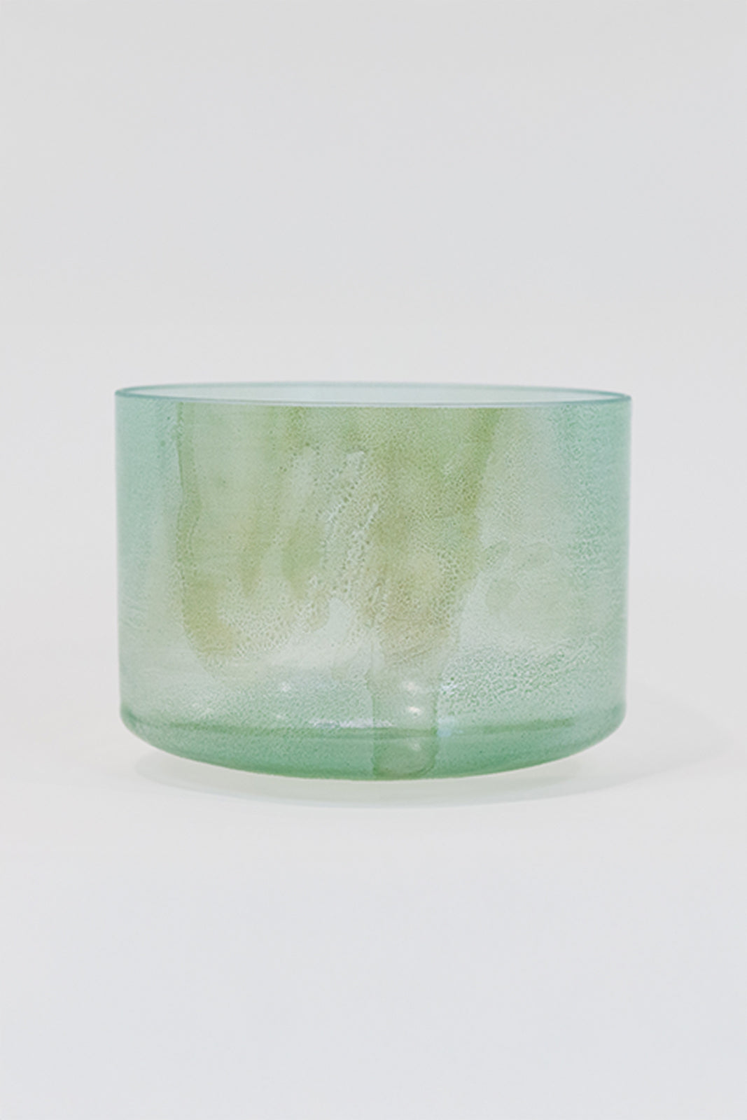 9 Zoll Alchemy Crystal Tones Klangschale aus Peridot, hellgrün-transparent, handgefertigt aus Quarz